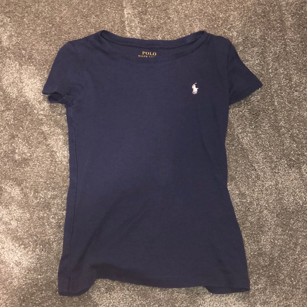 •Blue polo t-shirt•